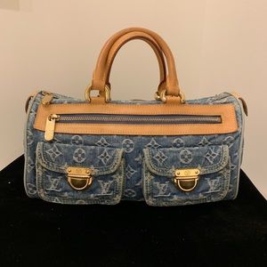 Louis Vuitton Neo speedy denim bag